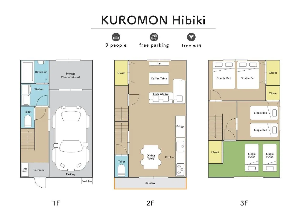 Kuromon Hibiki Βίλα Οσάκα